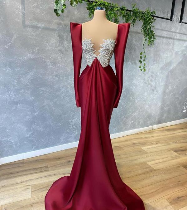 مدل پیراهن مجلسی بلند شیک بسیار جذاب و لاکچری زنانه و دخترانه