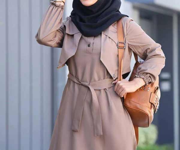 مدل مانتو ابروبادی جلو بسته با استایل های زیبا شیک ساده و ترند