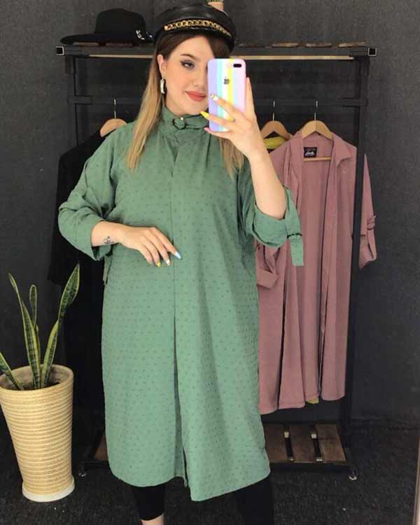 مدل مانتو کوتاه ابروبادی با ایده های ساده طرحدار و رنگ های متنوع