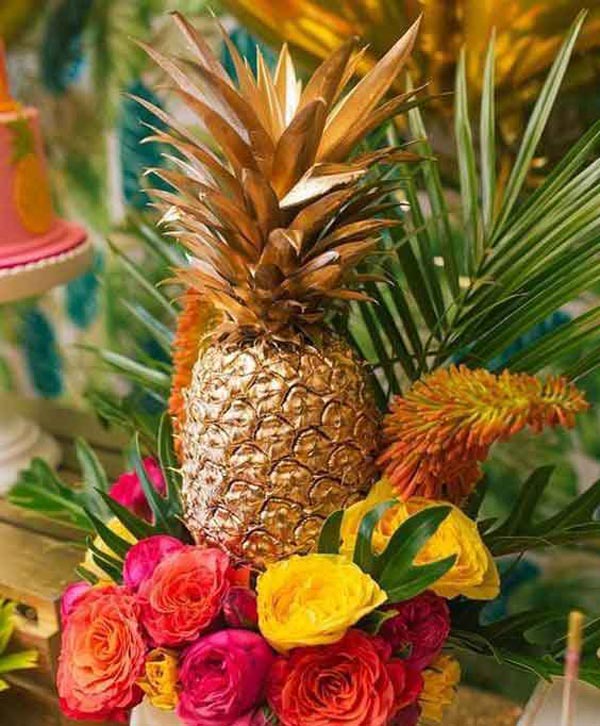 تزیین آناناس شب یلدا با مدل های فانتزی زیبا باسلیقه که جایی ندید