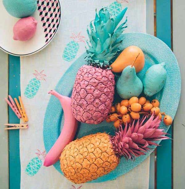 تزیین آناناس شب یلدا با مدل های فانتزی زیبا باسلیقه که جایی ندید