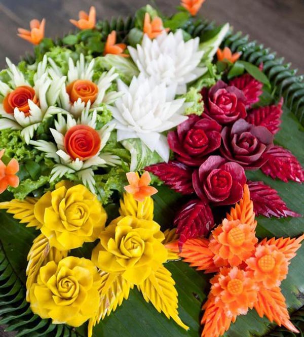 تزیین لبو شب یلدا به شکل های خوشگل خلاقانه و دوست داشتنی
