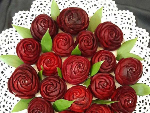 تزیین لبو شب یلدا به شکل های خوشگل خلاقانه و دوست داشتنی