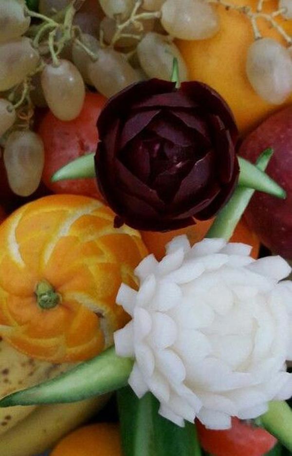 تزیین لبو شب یلدا به شکل های خوشگل خلاقانه و دوست داشتنی