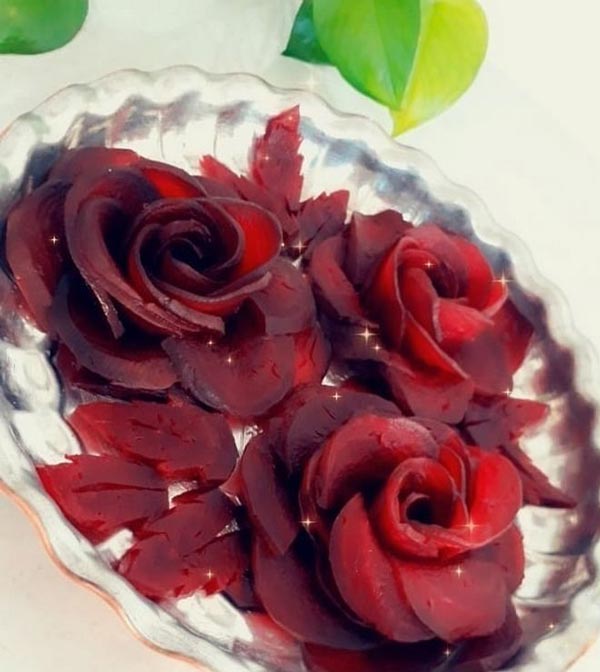 تزیین لبو شب یلدا به شکل های خوشگل خلاقانه و دوست داشتنی