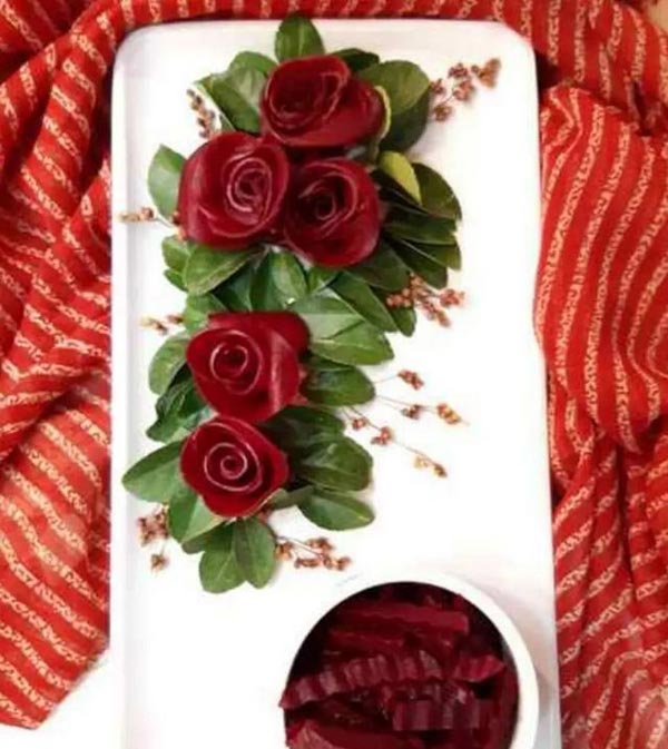 تزیین لبو شب یلدا به شکل های خوشگل خلاقانه و دوست داشتنی