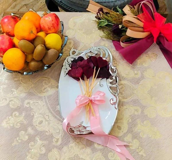 تزیین لبو شب یلدا به شکل های خوشگل خلاقانه و دوست داشتنی