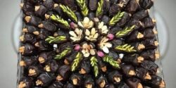 تزیین نارگیل و خرما خارک شب یلدا + زیباترین تزیینات روی نارگیل به سبک حاج حسین