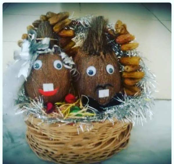 تزیین نارگیل و خرما خارک شب یلدا با ایده های جدید خلاقانه و زیبا