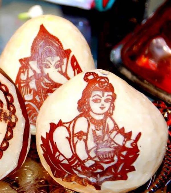 تزیین نارگیل و خرما خارک شب یلدا با ایده های جدید خلاقانه و زیبا