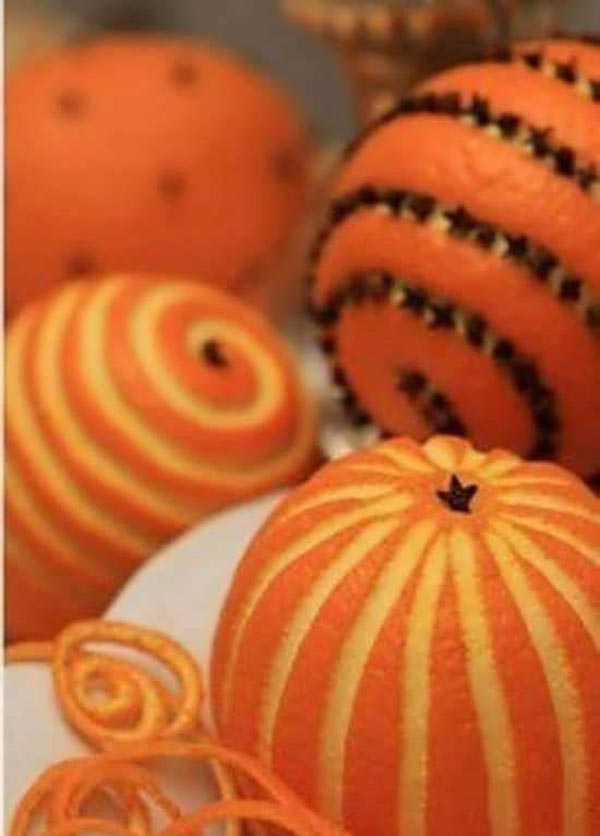 تزیین پرتقال برای شب یلدا با ایده های جدید خوشگل آسان و خلاقانه