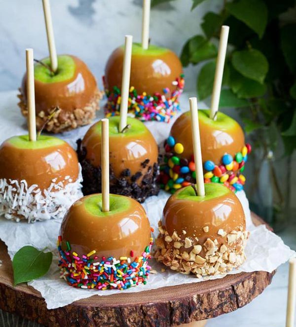تزیین سیب شب یلدا با مدل های گل رز حکاکی و ایده های خلاقانه دیگر