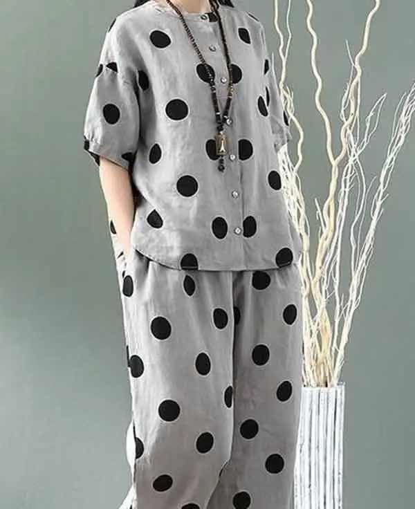 مدل بلوز شلوار نخی تو خونه ای راحتی اسپرت زیبا ساده خاص و متنوع