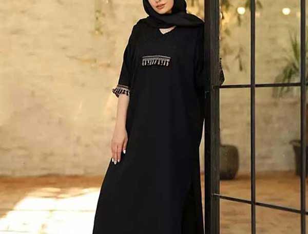 مدل مانتو ابروبادی دکمه دار مشکی شیک جذاب متنوع زنانه و دخترانه
