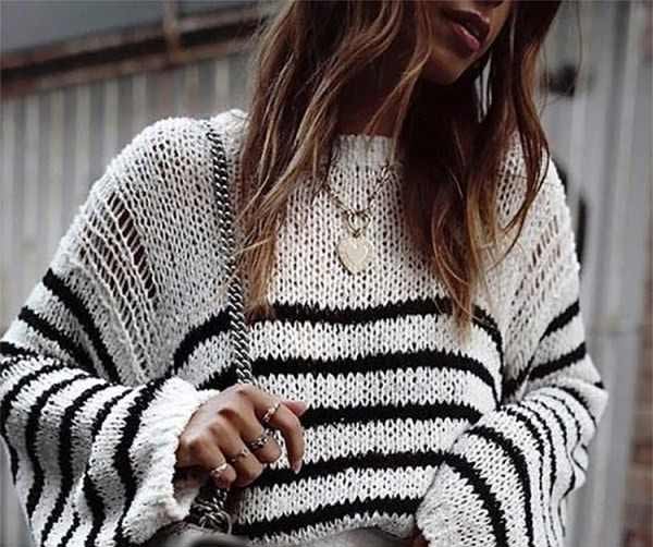 مدل بلوز بافتنی دو میل زنانه دخترانه زیبا خوشگل با طراحی های ترند