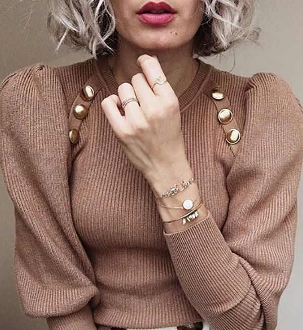 مدل بلوز بافتنی دو میل زنانه دخترانه زیبا خوشگل با طراحی های ترند