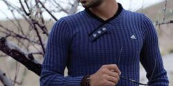 مدل بلوز بافتنی مردانه جدید + قشنگ ترین طرح های بلوز بافت زمستان ۱۴۰۲