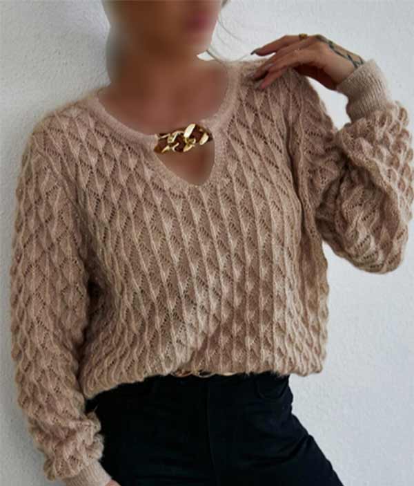 مدل بلوز بافتنی زنانه مجلسی خاص با طرح های لاکچری مخصوص شیک پوشان