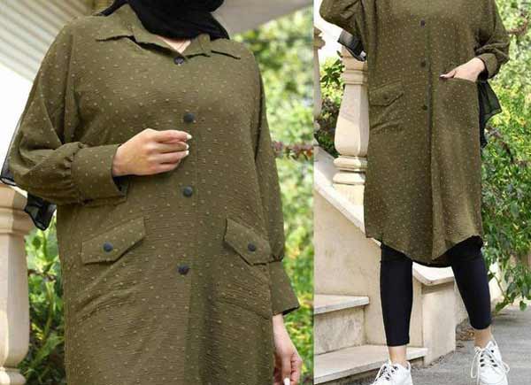 مدل مانتو ابروبادی اشکی با رنگ های ترند شیک و طرح های زیبا و خاص