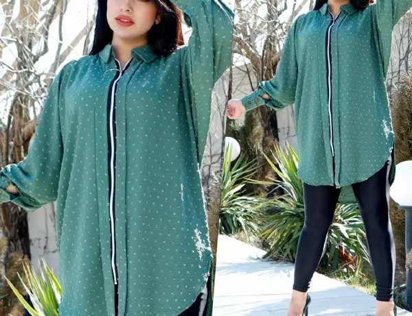 مدل مانتو ابروبادی اشکی با رنگ های ترند شیک و طرح های زیبا و خاص