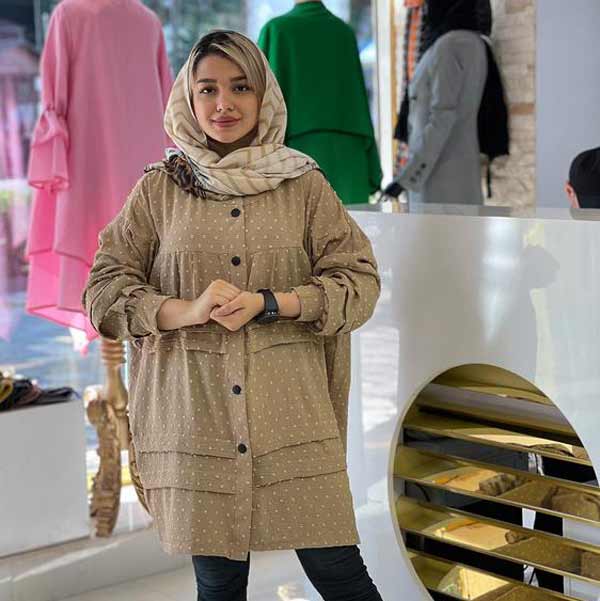 مدل مانتو ابروبادی اشکی با رنگ های ترند شیک و طرح های زیبا و خاص