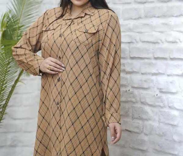 مدل مانتو زنانه دکمه دار با طرح های شیک جذاب متنوع و ساده 2024