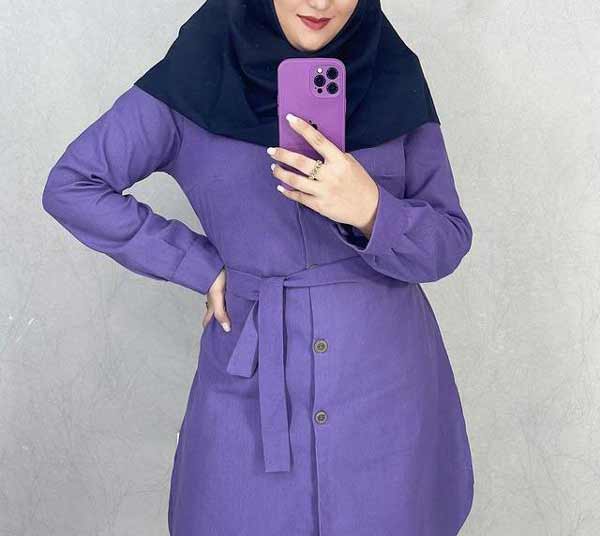 مدل مانتو زنانه دکمه دار با طرح های شیک جذاب متنوع و ساده 2024