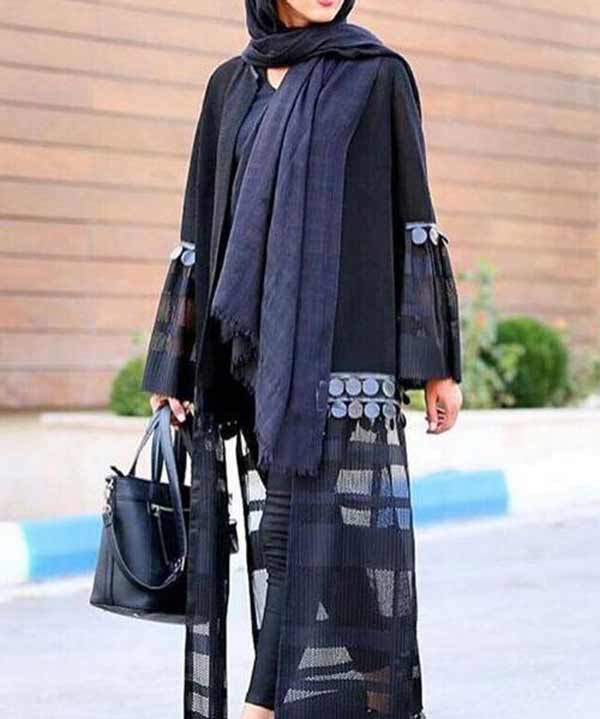 مدل مانتو زنانه سنگین خانومانه با استایل های شیک جذاب و ترند