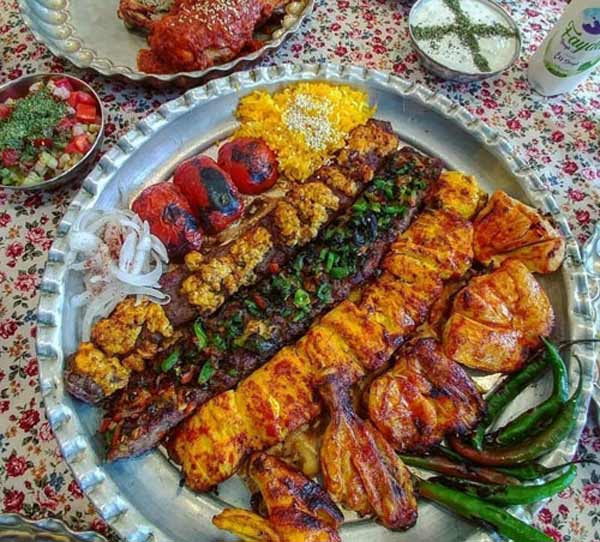 تزیین کباب در دیس مجلسی و خانگی با ایده های متنوع زیبا و خلاقانه