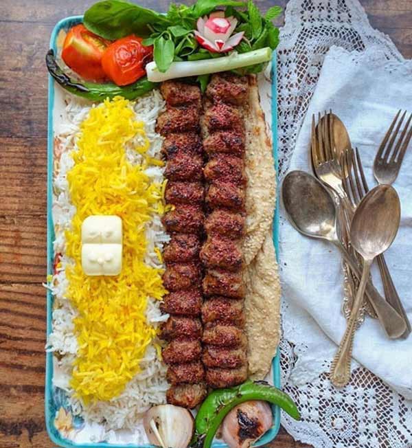 تزیین کباب در دیس مجلسی و خانگی با ایده های متنوع زیبا و خلاقانه