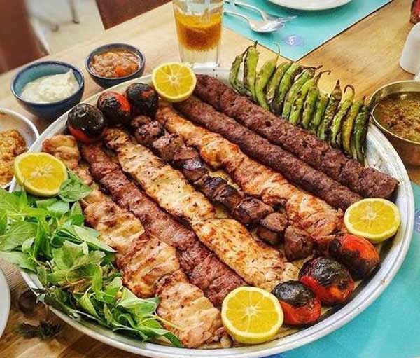 تزیین کباب در دیس مجلسی و خانگی با ایده های متنوع زیبا و خلاقانه