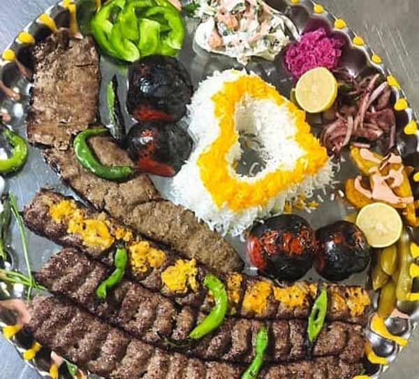 تزیین کباب در دیس مجلسی و خانگی با ایده های متنوع زیبا و خلاقانه