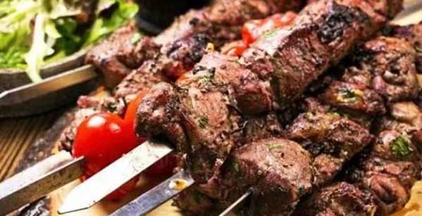 تزیین کباب چنجه زیبا ساده خوشگل و باسلیقه با رسپی خوشمزه و لذیذ