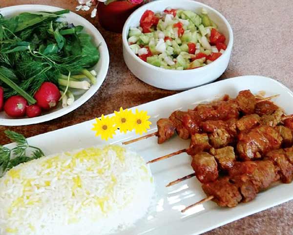 تزیین کباب حسینی با بهترین و زیباترین مدل ها و خوشمزه ترین رسپی