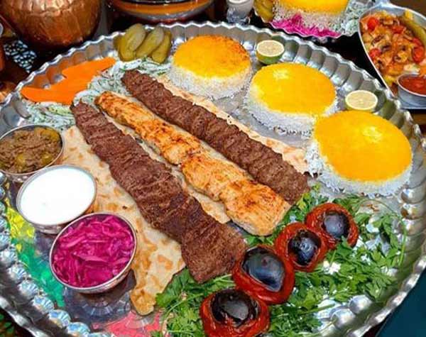 تزیین کباب کوبیده برای مهمانی و مجالس لاکچری با زیباترین ایده ها