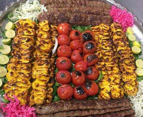 تزیین کباب کوبیده برای مهمانی و مجالس لاکچری با زیباترین ایده ها
