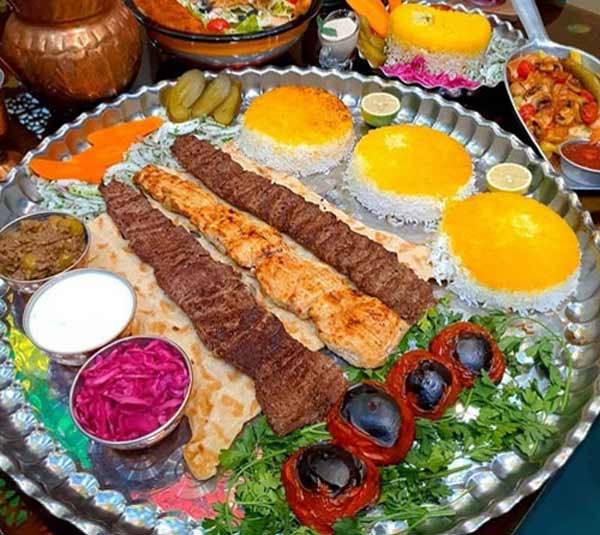 تزیین کباب کوبیده با برنج خوشمزه خوشگل با ایده هایی که جایی ندید