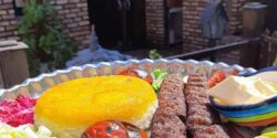تزیین کباب کوبیده با برنج + جالب ترین تزییبات روی چلو کباب کوبیده برای زیبایی سفره