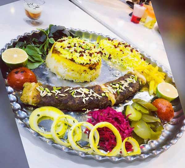 تزیین کباب کوبیده با برنج خوشمزه خوشگل با ایده هایی که جایی ندید