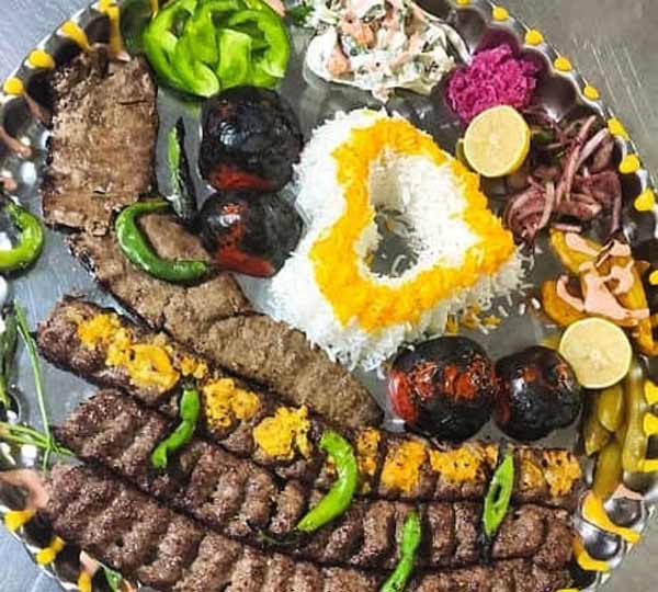 تزیین کباب کوبیده با برنج خوشمزه خوشگل با ایده هایی که جایی ندید