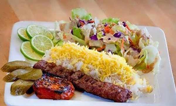 تزیین کباب کوبیده در دیس با ایده های خلاقانه زیبا برای کدبانوها