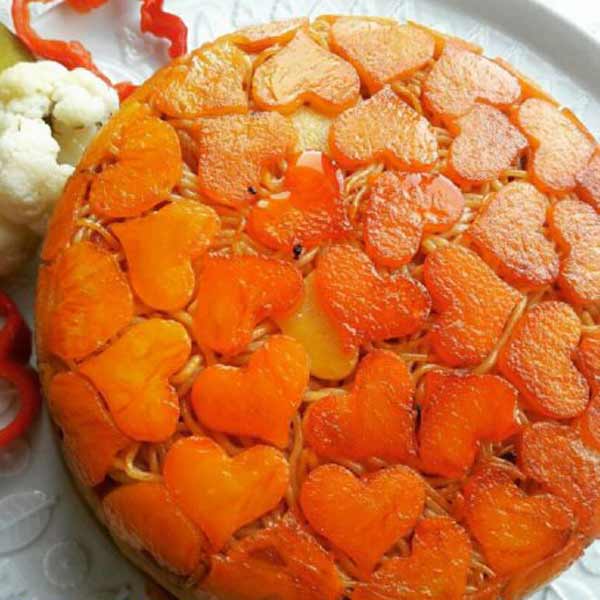 تزیین ماکارونی با سیب زمینی با بهترین رسپی برای ته دیگ خوشمزه خاص