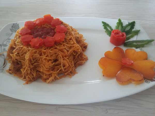 تزیین ماکارونی ساده برای مدرسه با روش های خلاقانه برای کدبانوها