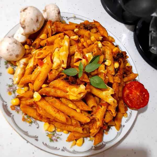 تزیین ماکارونی ساده برای مدرسه با روش های خلاقانه برای کدبانوها