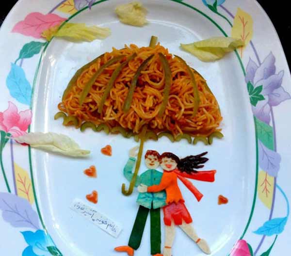 تزیین ماکارونی ساده با رسپی خوشمزه دلنشین و ایده های خلاقانه زیبا