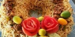 تزیین ماکارونی ساده + جالب ترین تزیینات روی ماکارونی به همراه سیب زمینی