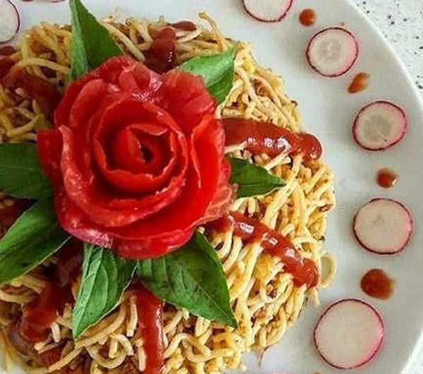 تزیین ماکارونی ساده با رسپی خوشمزه دلنشین و ایده های خلاقانه زیبا