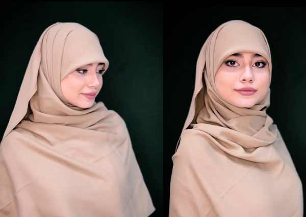 مدل بستن روسری بزرگ با حجاب و ایده های بسیار زیبا ساده و ترند