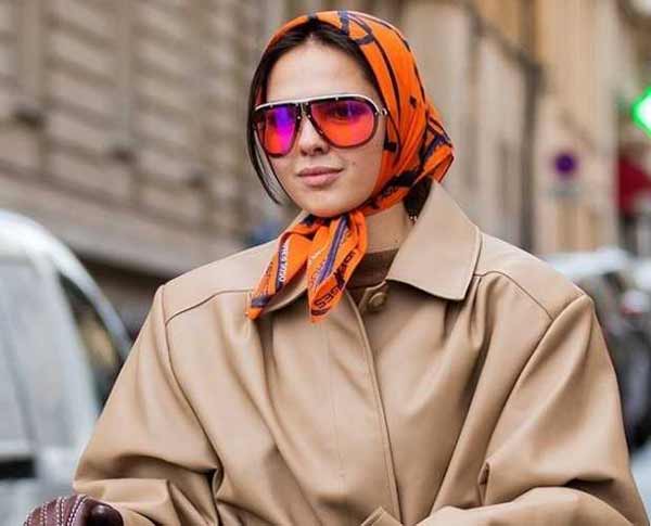 مدل بستن روسری کوتاه دخترانه با روش های جذاب باکلاس و لاکچری