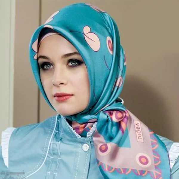 مدل بستن روسری بزرگ و کوچک با طرح های بسیار شیک جذاب و لاکچری
